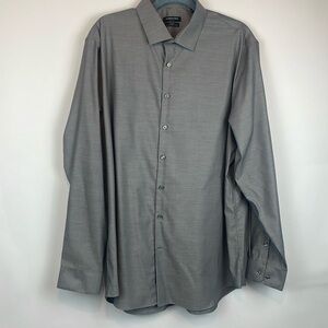 Van Heusen Lux Sateen Black Shirt
